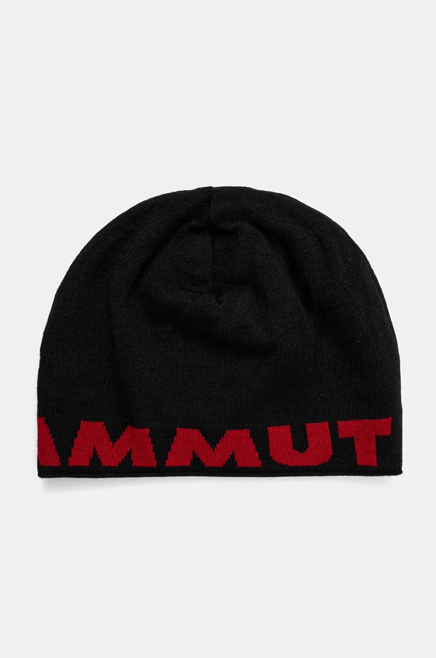 Mammut beanie cu doua fete culoarea negru, de lana, 1191.04891