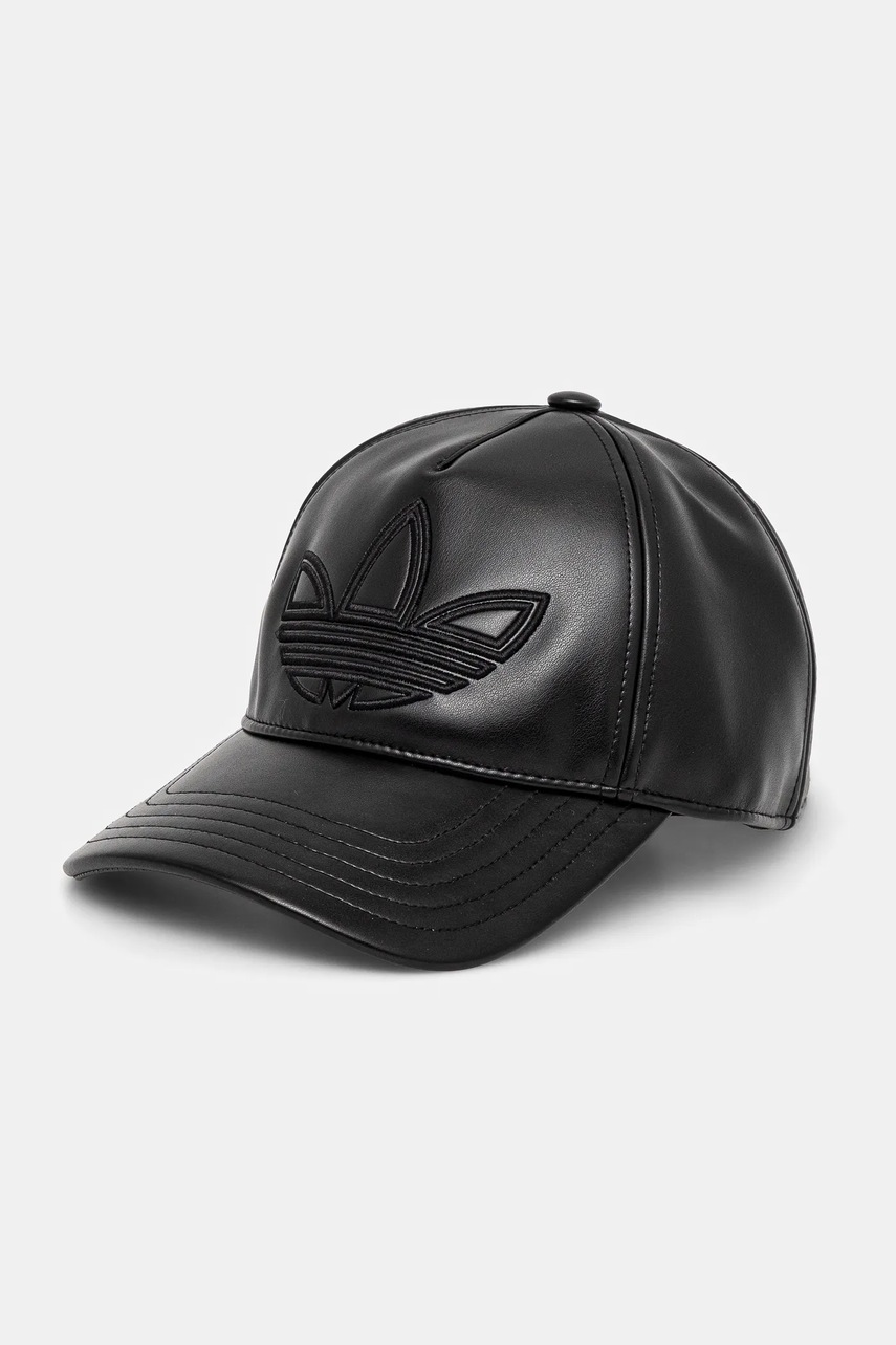 

Шапка с козирка adidas Originals в черно с апликация IY4059, Черен