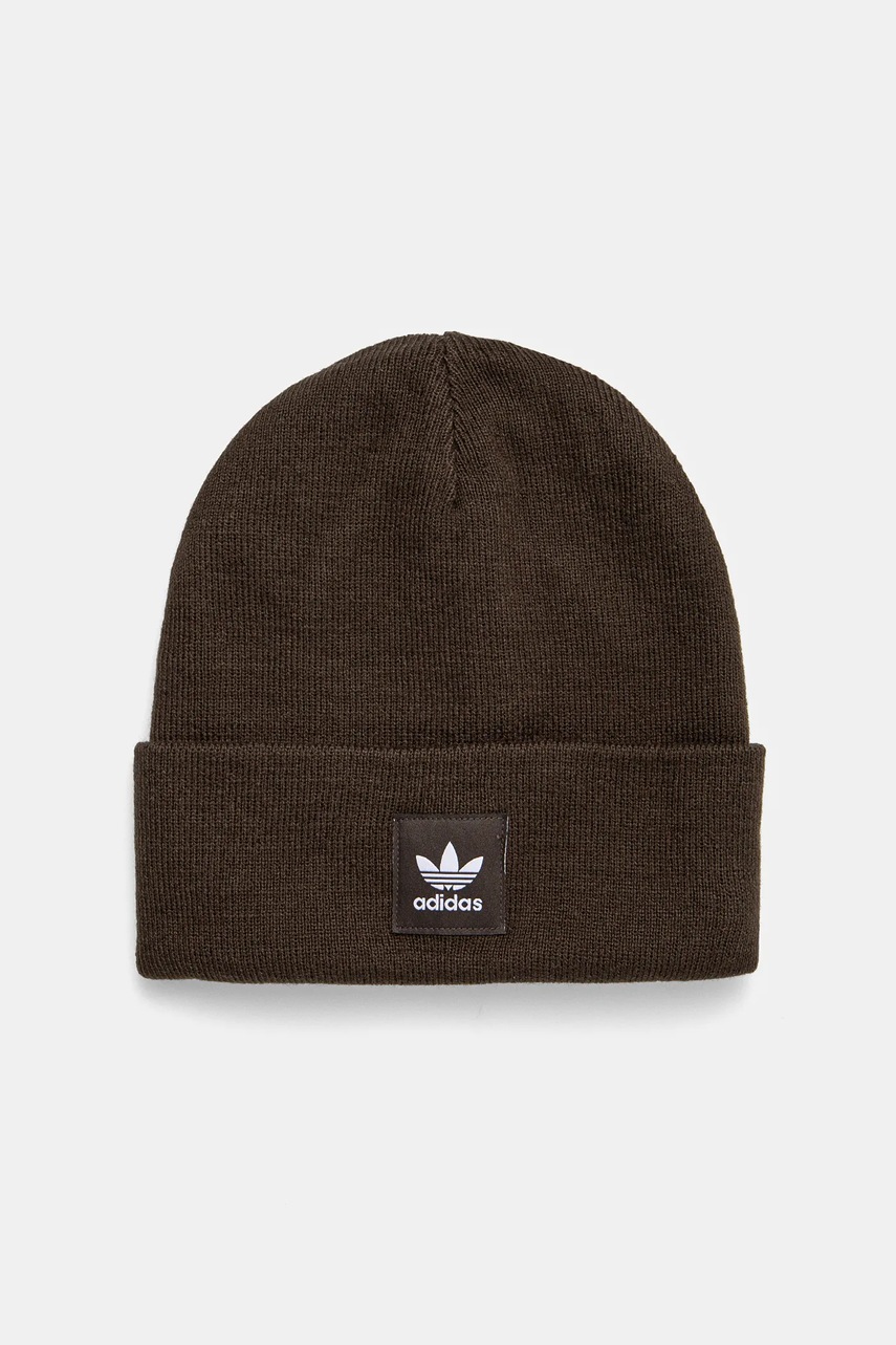 

Шапка adidas Originals в зелено IY7030, Кафяв