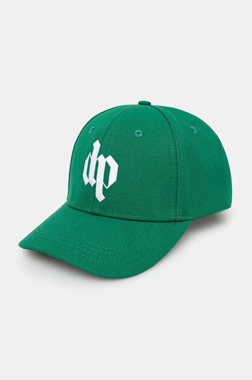 DARKPARK șapcă de baseball din bumbac Logo Embroidered culoarea verde, cu imprimeu, UHT01.AFA02.6001 DARKPARK șapcă de baseball din bumbac Logo Embroidered culoarea verde, cu imprimeu, UHT01.AFA02.6001