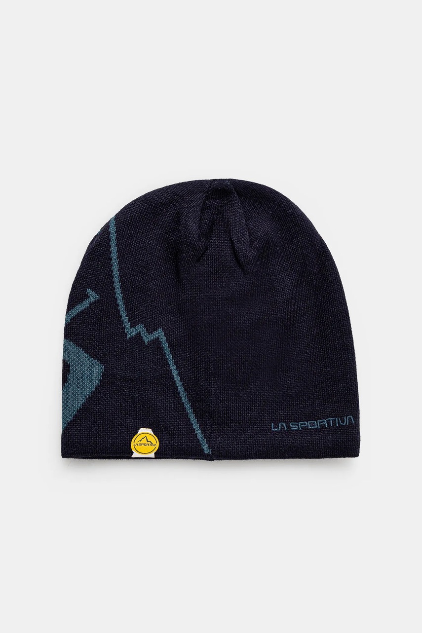 

Шапка LA Sportiva Woolly в тъмносиньо с фина плетка Y38643642, Тъмносин