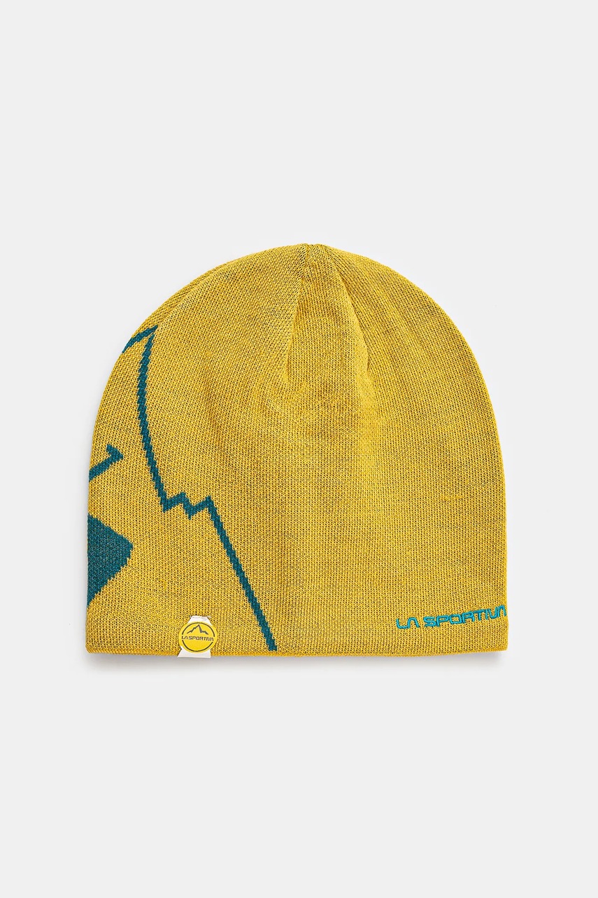 

Шапка LA Sportiva Woolly в жълто с фина плетка Y38735733, Жълт