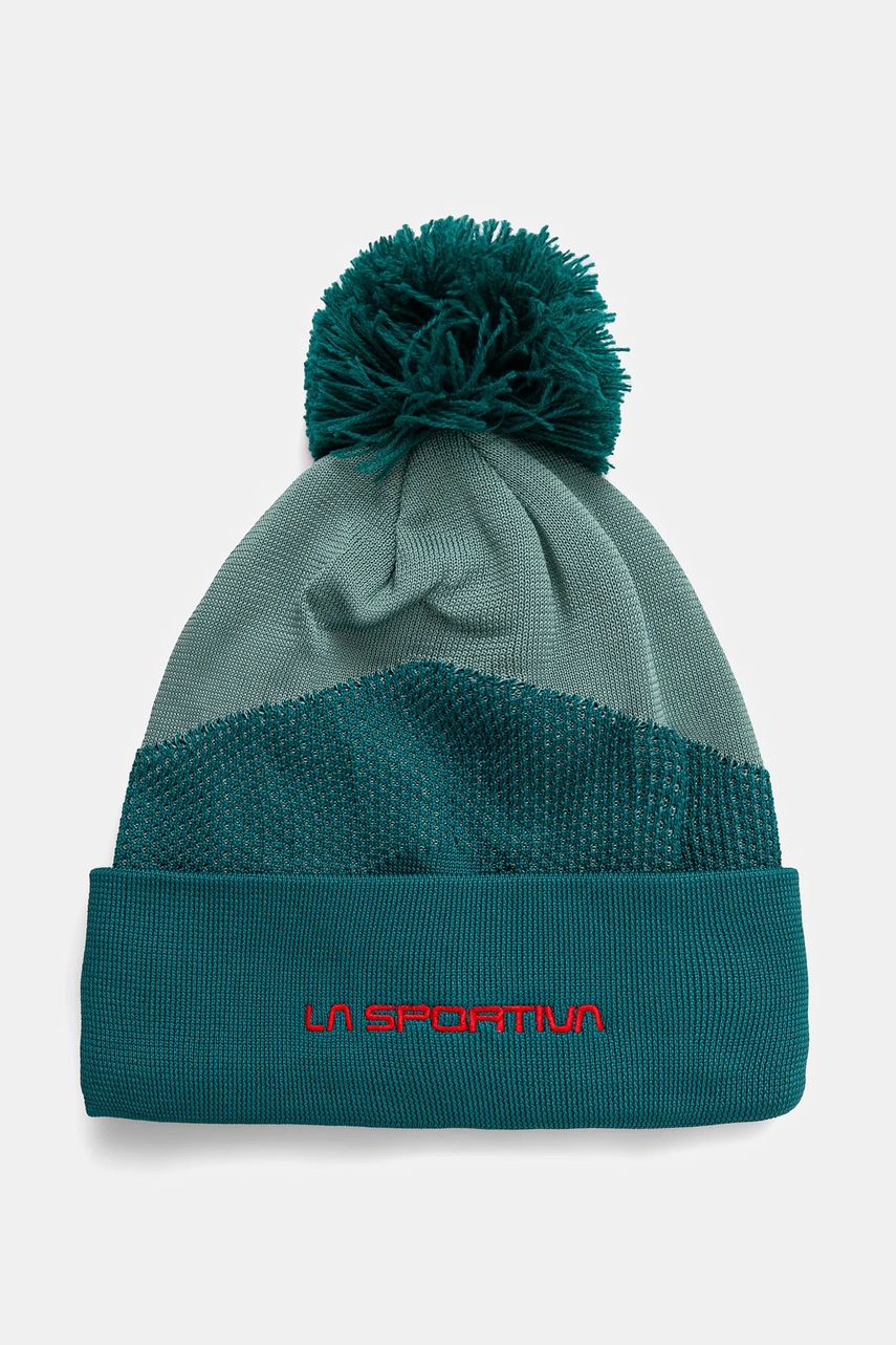 

Шапка LA Sportiva Knitty в зелено от плътен трикотаж Y58733734, Тюркоазен