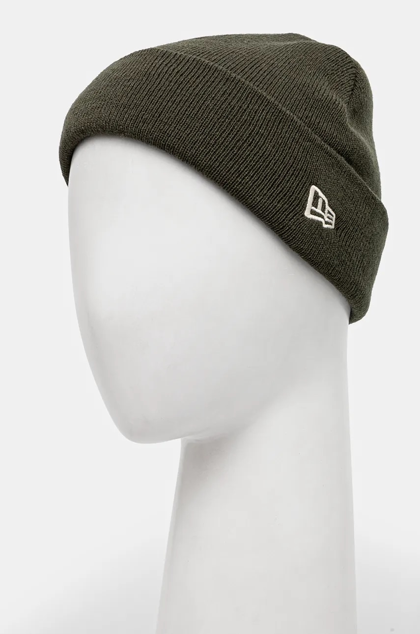 Čiapka s prímesou vlny New Era SHORT CUFF KNIT