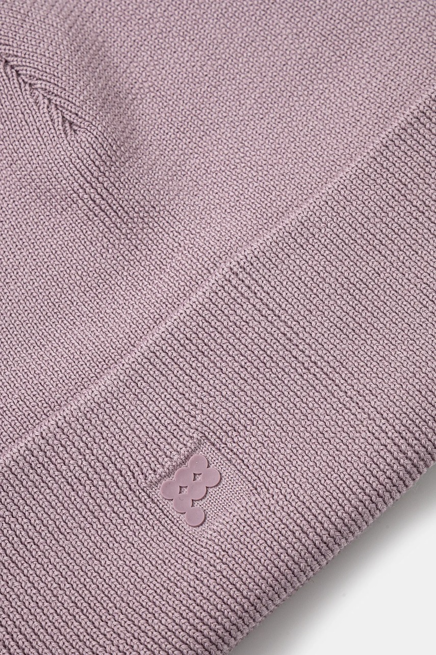 Шерстяная шапка Pangaia цвет фиолетовый шерсть 10002318