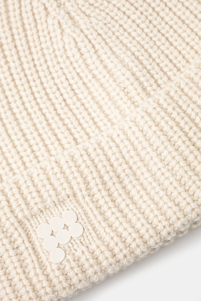 Кашемировая шапка Pangaia цвет бежевый шерсть 10002316