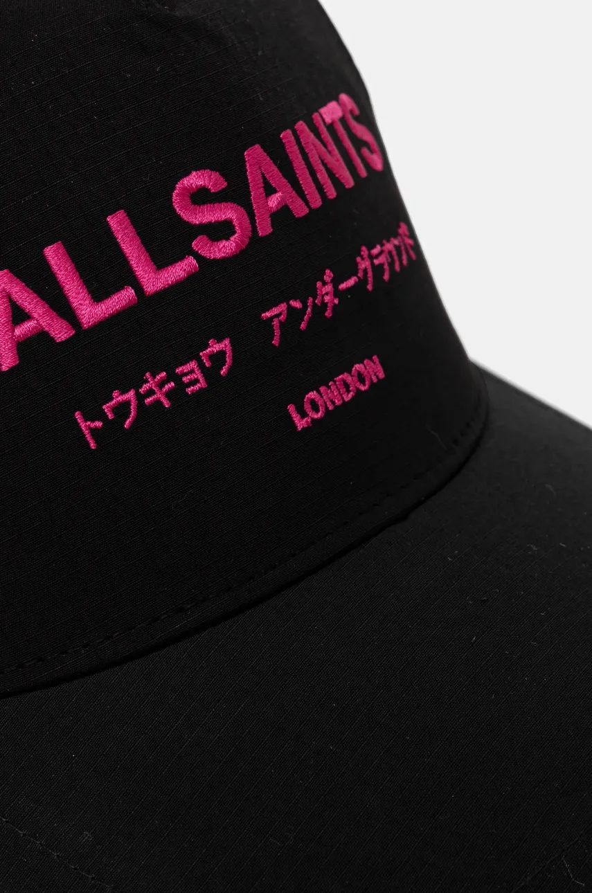 Кепка AllSaints цвет чёрный с аппликацией AS101534 Кепка AllSaints цвет чёрный с аппликацией AS101534
