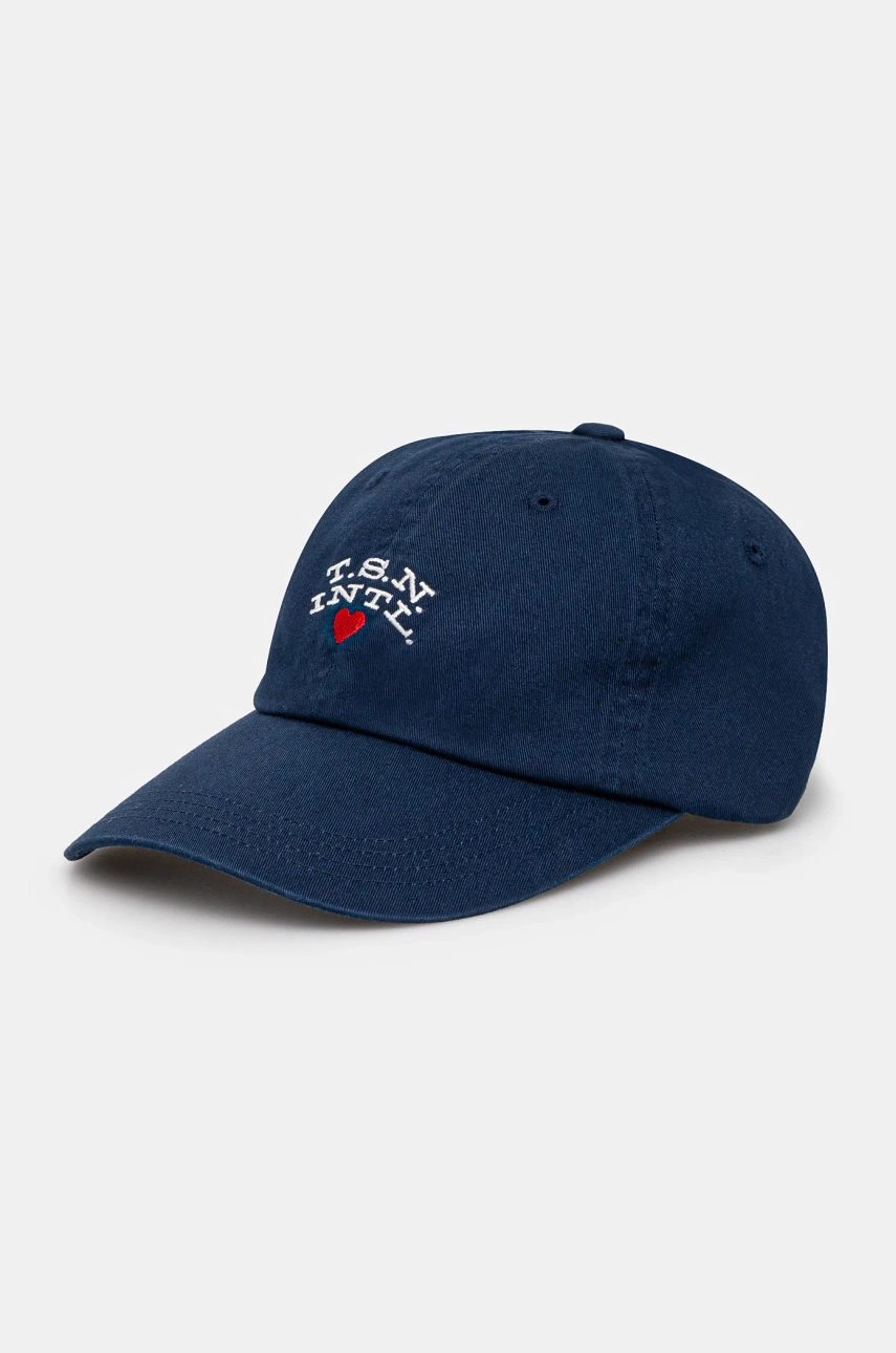 thisisneverthat șapcă de baseball din bumbac Heart Cap culoarea bleumarin, cu imprimeu, TN243WHWBC08