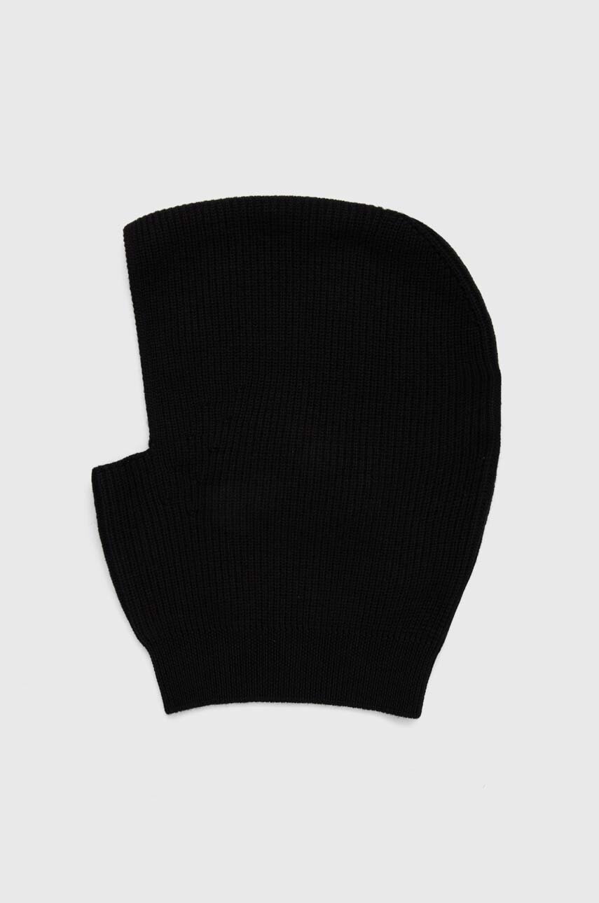 Max Mara Leisure cagula din lana culoarea negru, 2426576028600