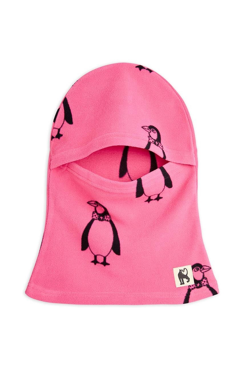 

Детска балаклава Mini Rodini Penguin в розово 1100009528, Розов
