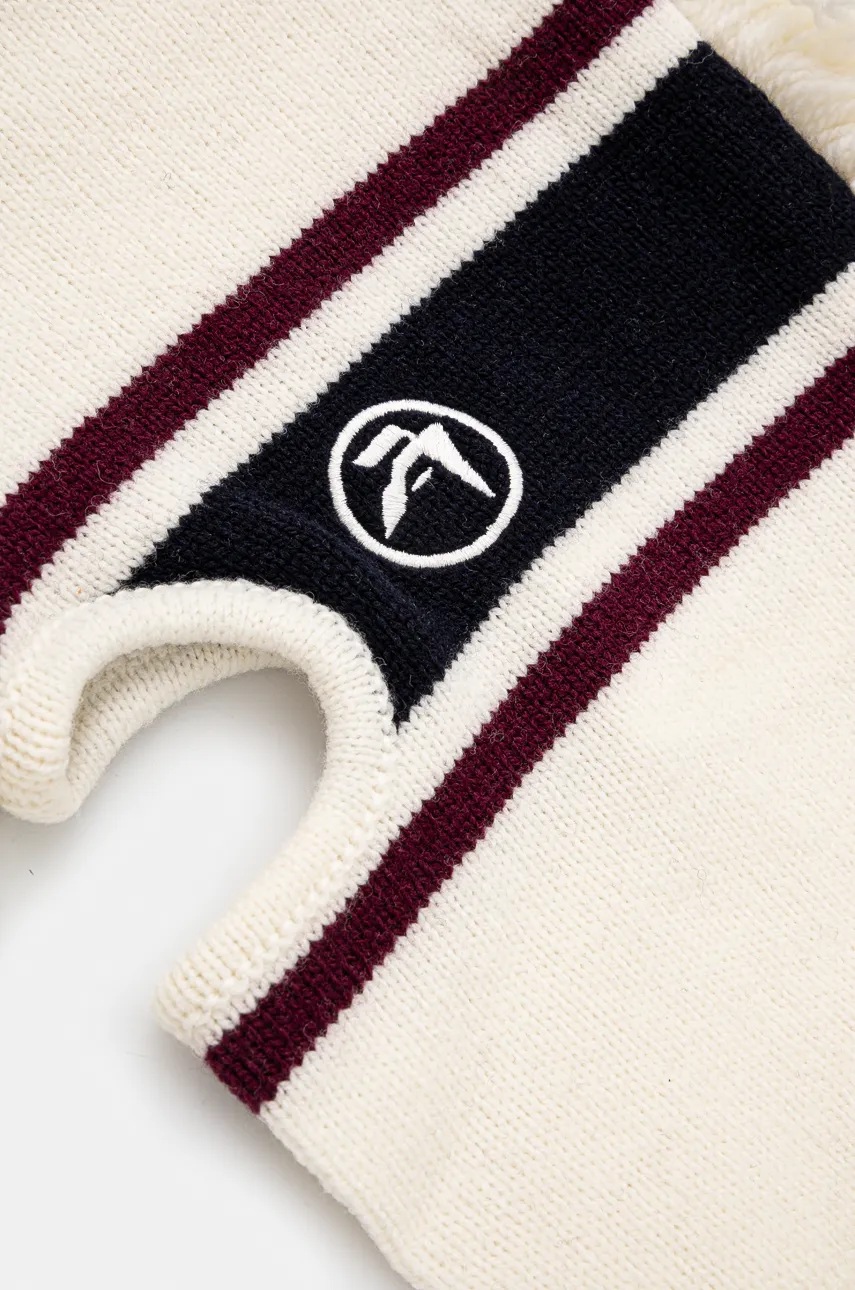 Μπαλακλάβα λαιμού AMBUSH Fringe Knit Balaclava χρώμα: μπεζ, BMLC001F24KNI0013131 φωτογραφία