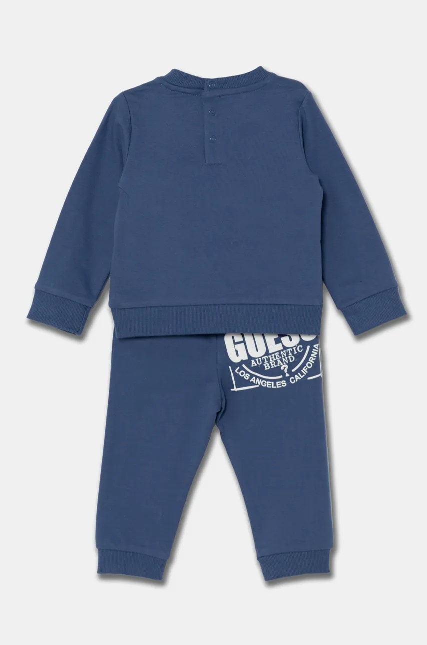 Спортивный костюм для младенцев Guess цвет синий I4YG14 KA6R0 Спортивный костюм для младенцев Guess цвет синий I4YG14 KA6R0