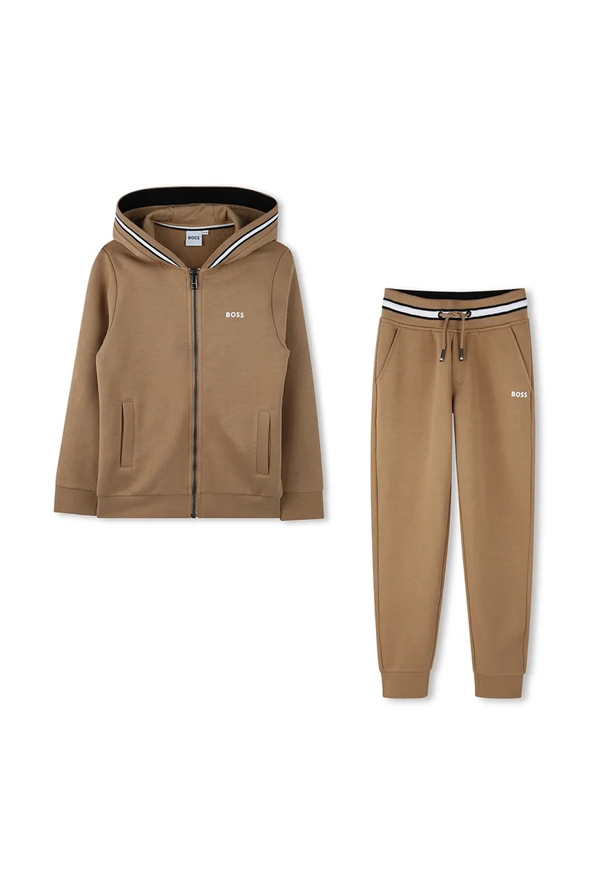 BOSS trening copii culoarea negru, J51135 - Treninguri.eu