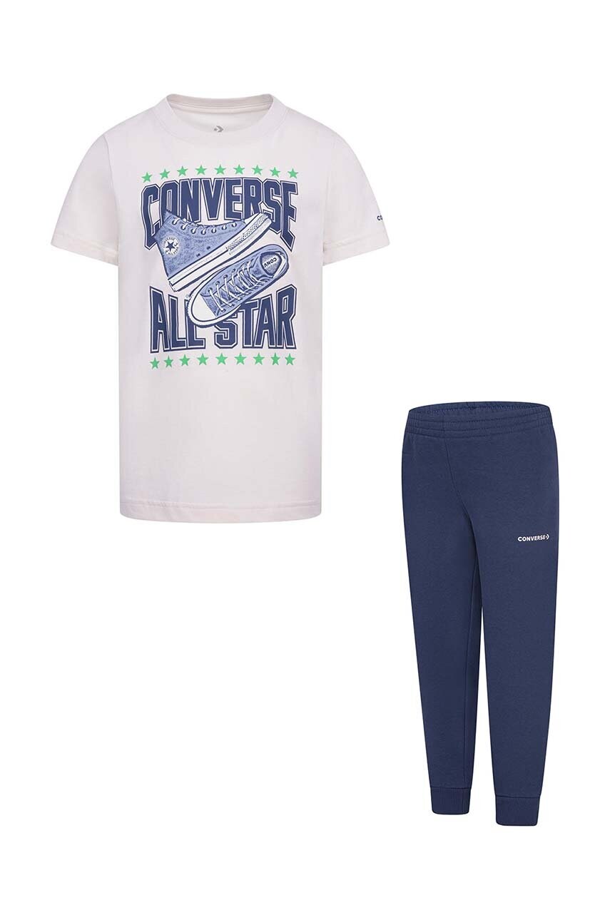 Converse compleu copii culoarea albastru marin, 8CG202