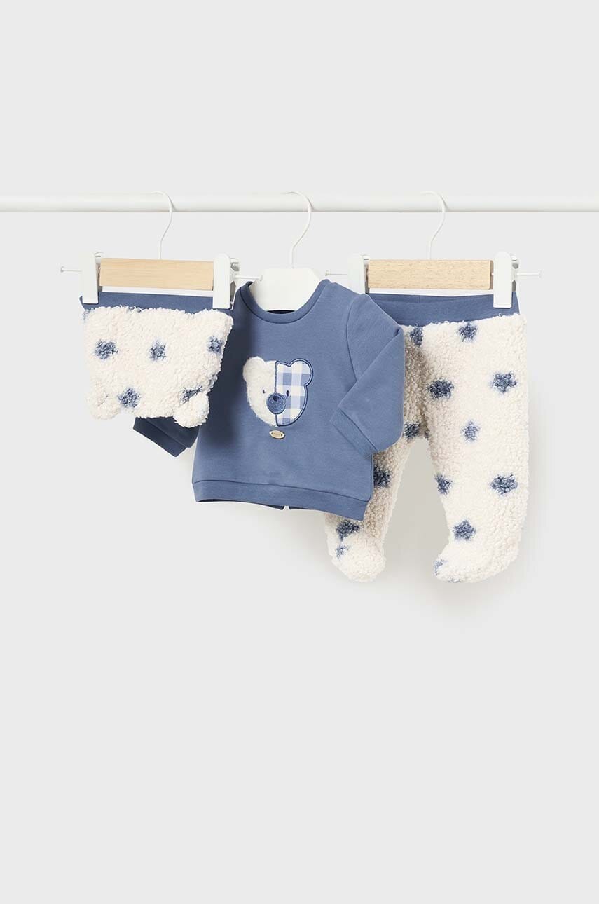 Mayoral Newborn compleu bebe culoarea albastru marin, 2514 Mayoral Newborn compleu bebe culoarea albastru marin, 2514