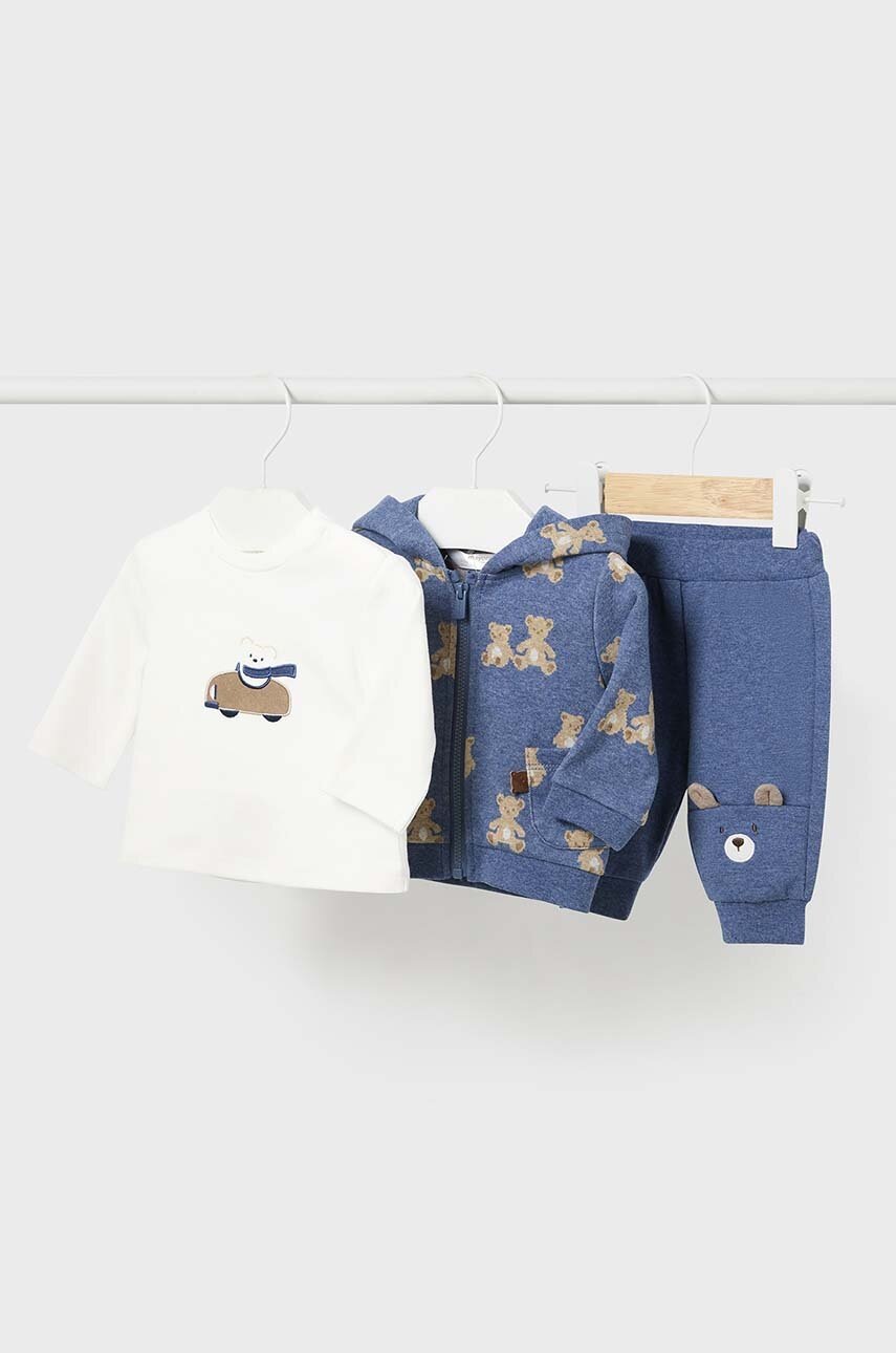 

Бебешки анцуг Mayoral Newborn в синьо 2628, Син