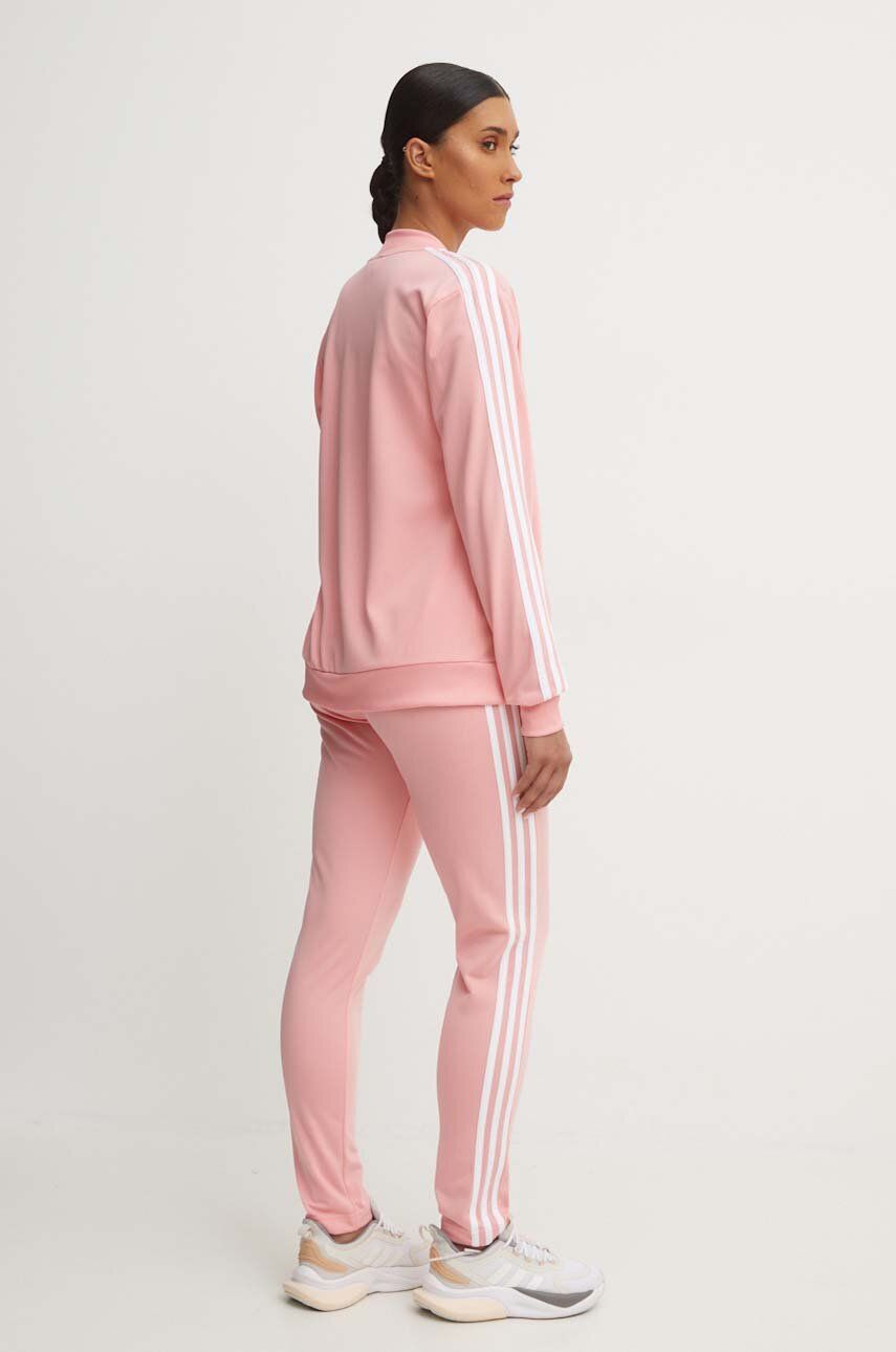 Trenirka Adidas Essentials Za žene, Boja: Ružičasta, IX1095