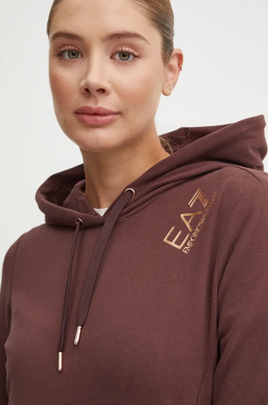 Спортивний костюм EA7 Emporio Armani жіночий колір коричневий TJTXZ.8NTV56 