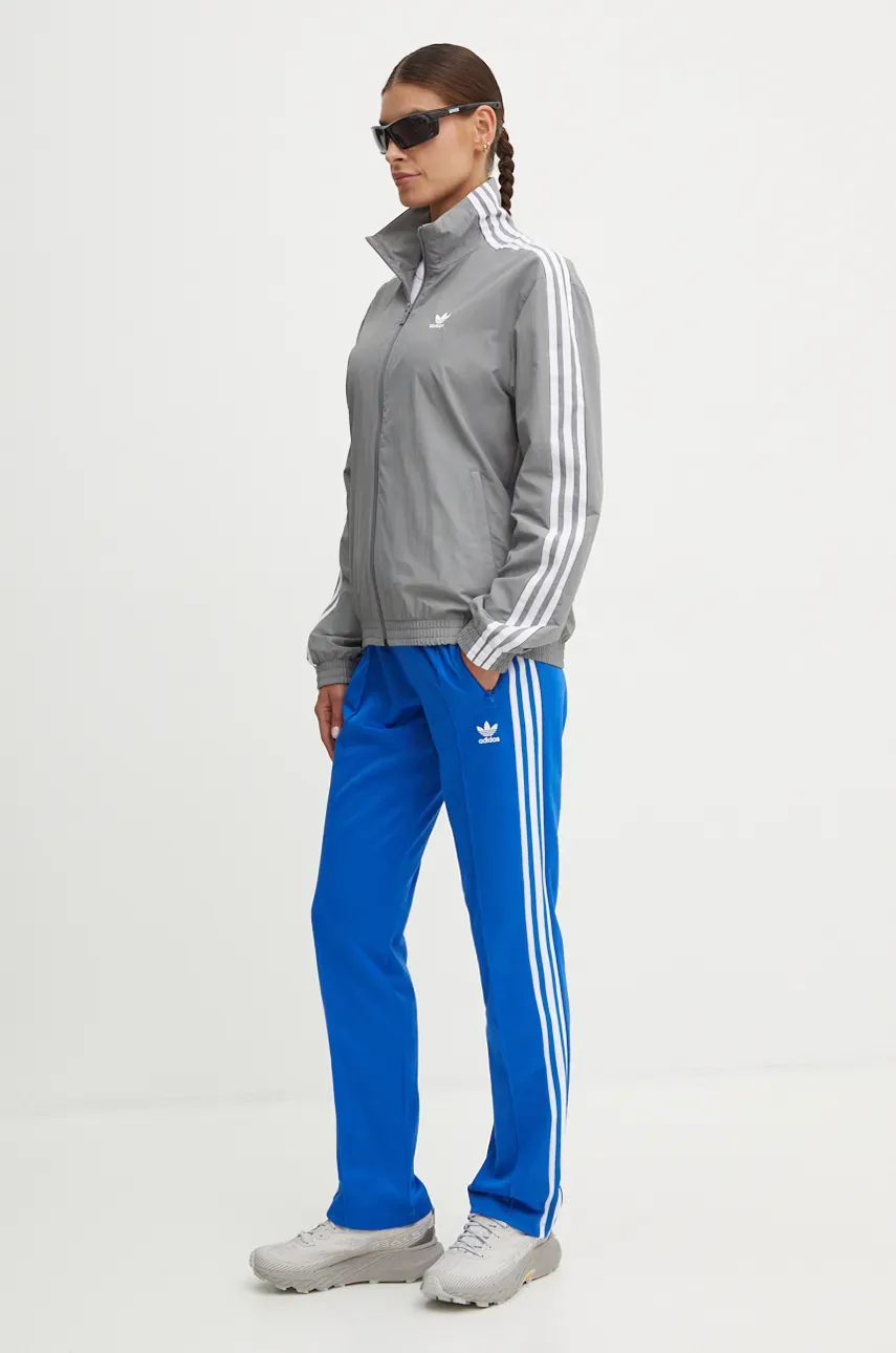 Кофта adidas Originals женская цвет серый с аппликацией JD5329 Кофта adidas Originals женская цвет серый с аппликацией JD5329