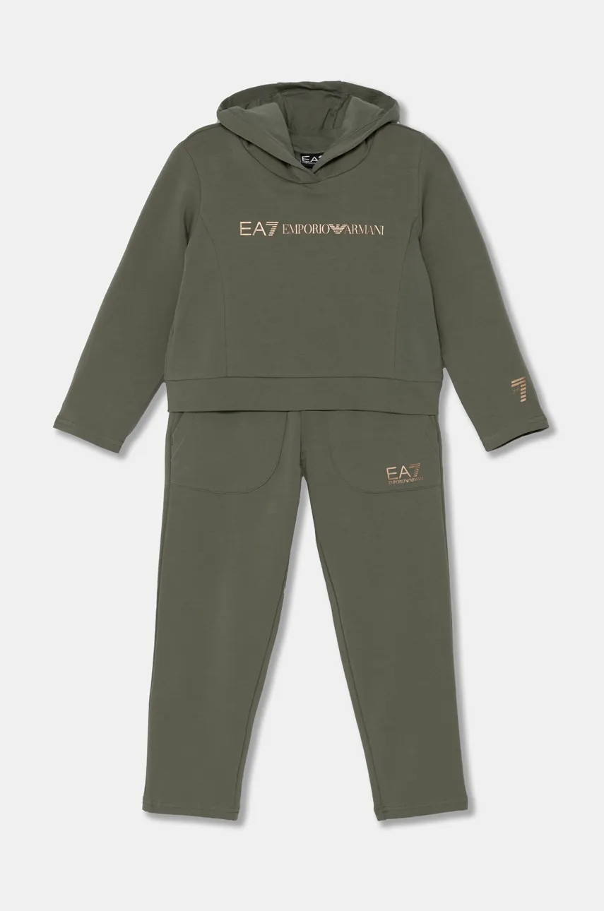 EA7 Emporio Armani trening culoarea verde, 6DFV02 FJZEZ