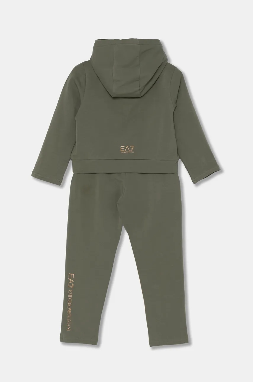 Спортивный костюм EA7 Emporio Armani цвет зелёный 6DFV02 FJZEZ Спортивный костюм EA7 Emporio Armani цвет зелёный 6DFV02 FJZEZ