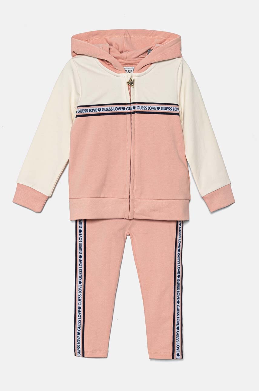 

Детски анцуг Guess в розово K4YG05 KA6V3, Розов
