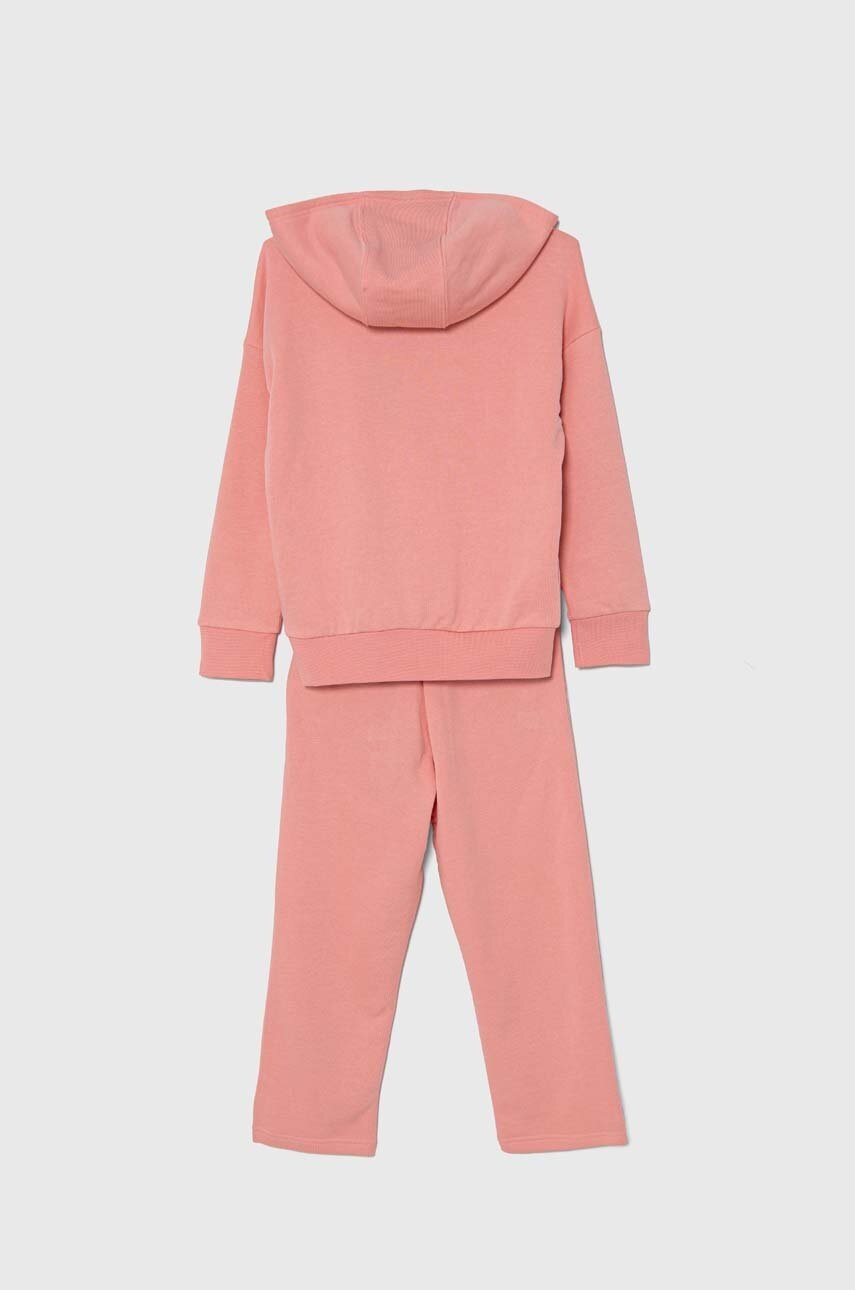 Дитячий спортивний костюм adidas Originals HOODIE SET колір помаранчевий IX9818
