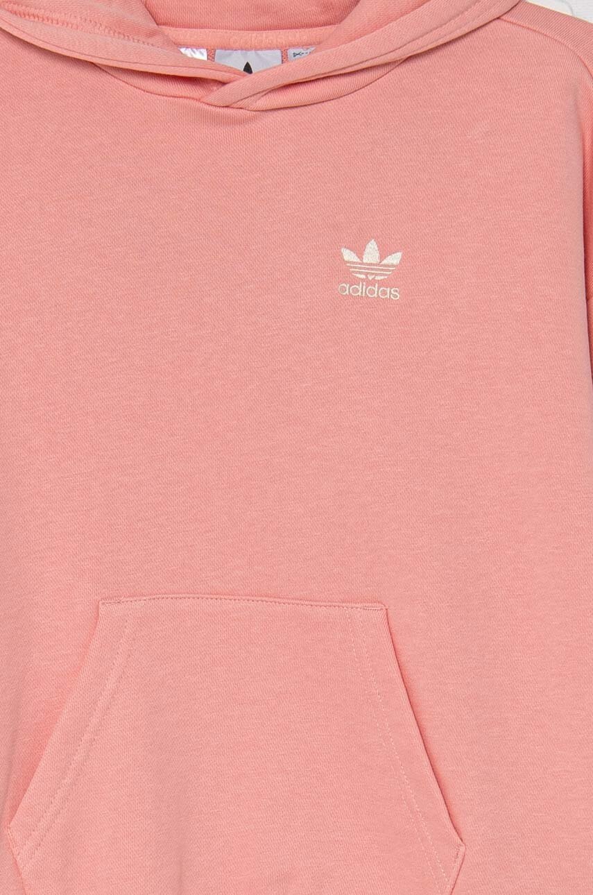 adidas Originals gyerek melegítő HOODIE SET narancssárga, IX9818 termék 2. képe