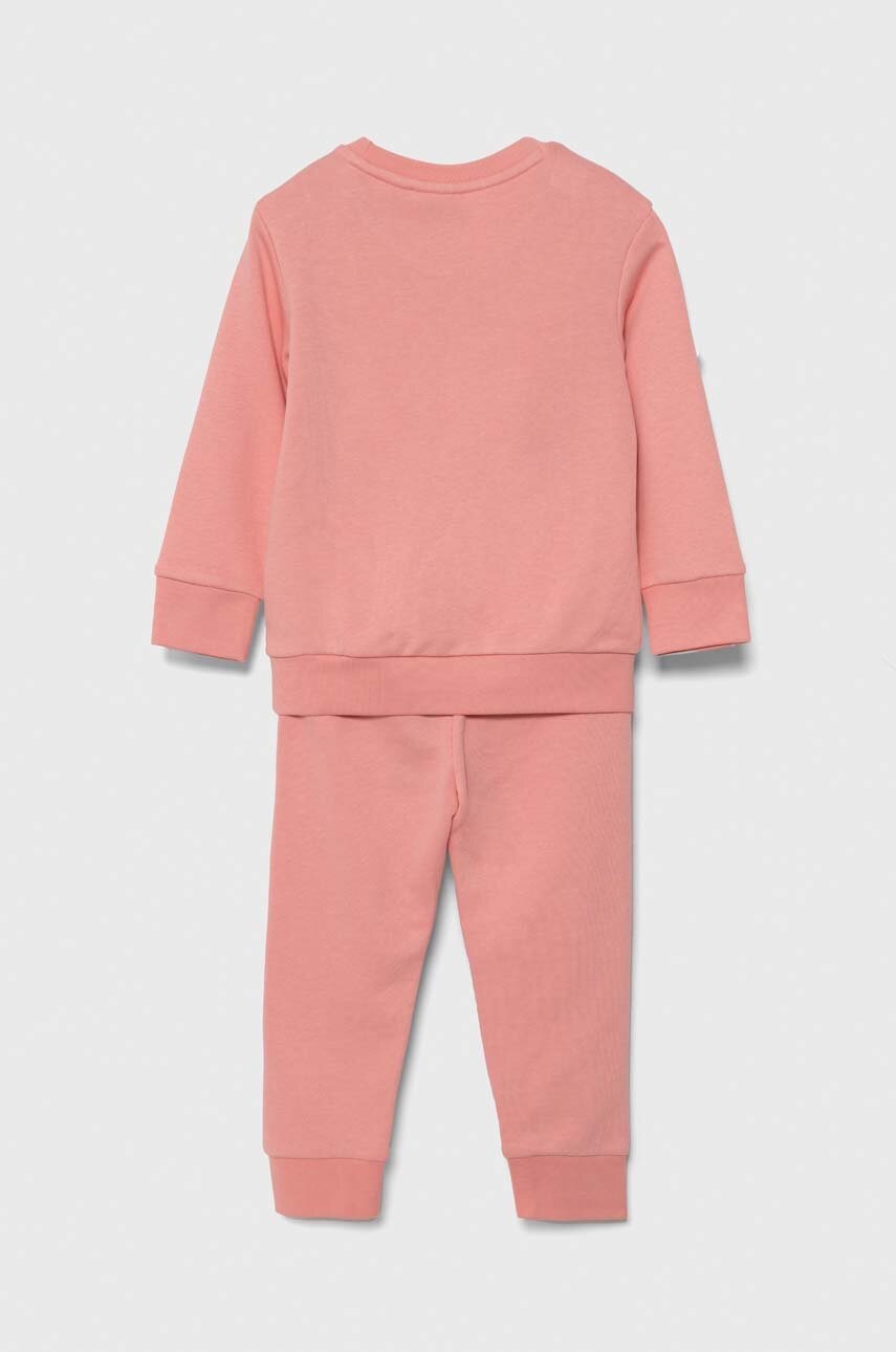 Дитячий спортивний костюм adidas Originals CREW SET колір рожевий IX9844