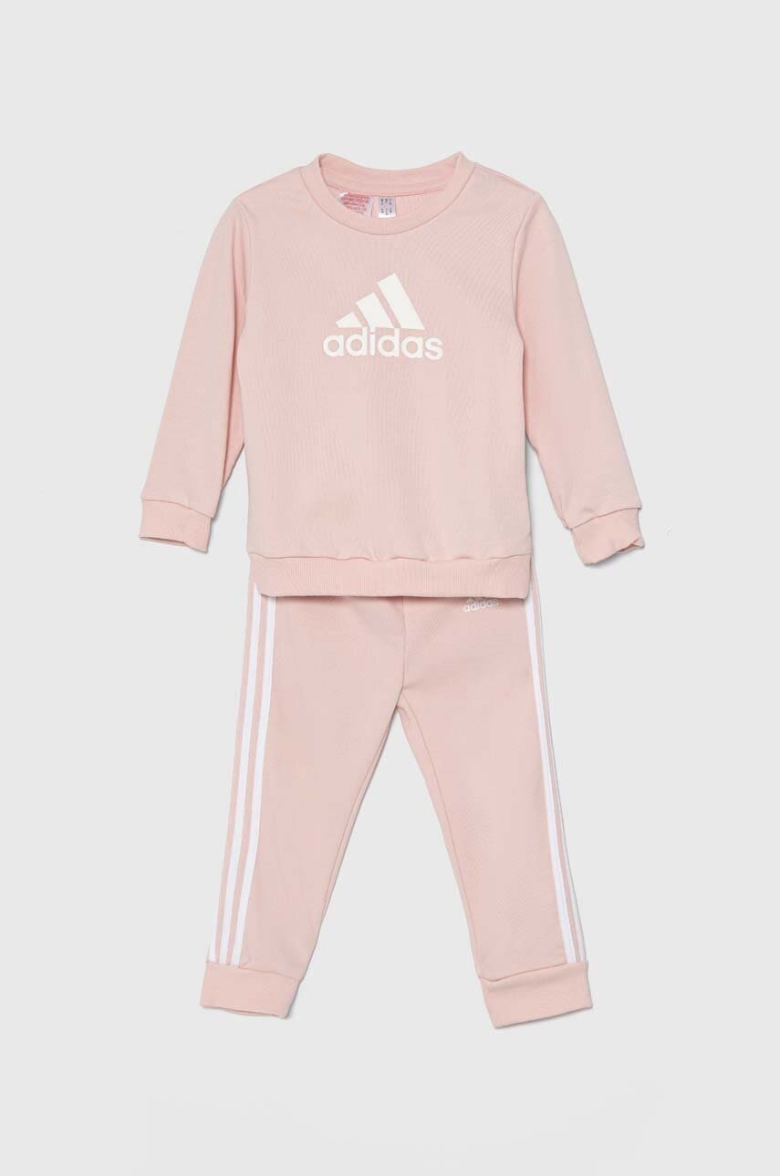 adidas trening copii I BOSog FT culoarea roz, IZ4982 adidas trening copii I BOSog FT culoarea roz, IZ4982