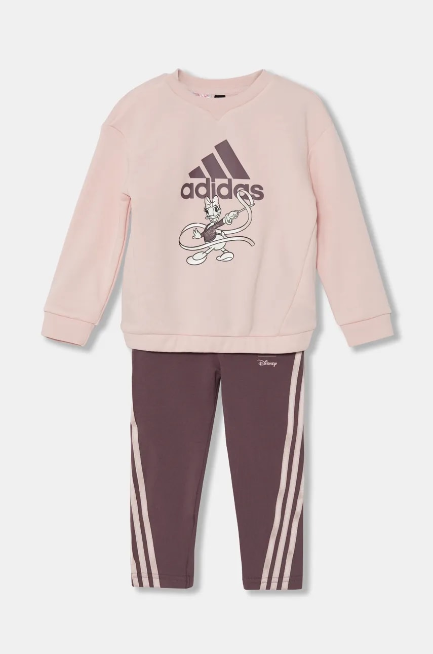 adidas compleu copii x Disney culoarea roz, JG1256