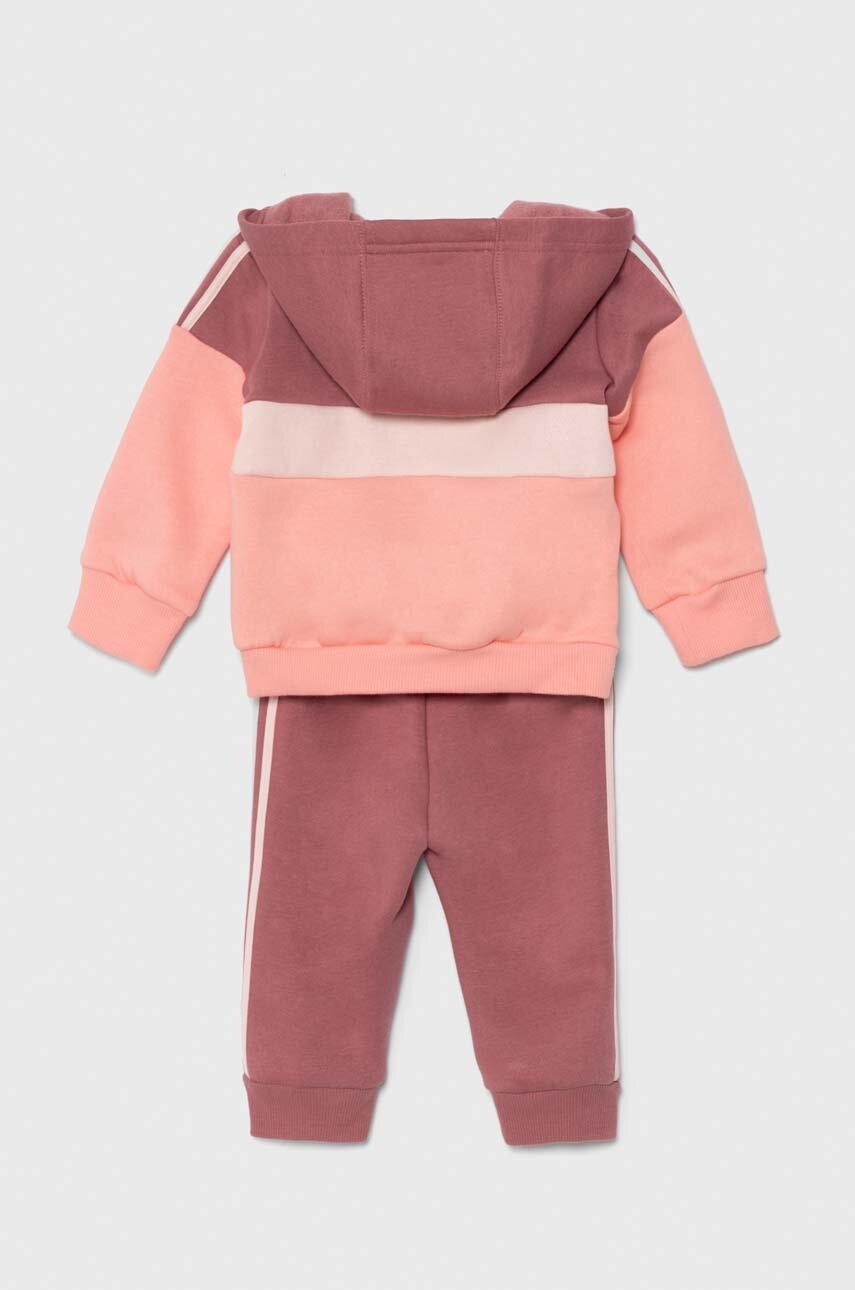 Cпортивний костюм для немовлят adidas I 3S TIB FL TS колір рожевий IV7394