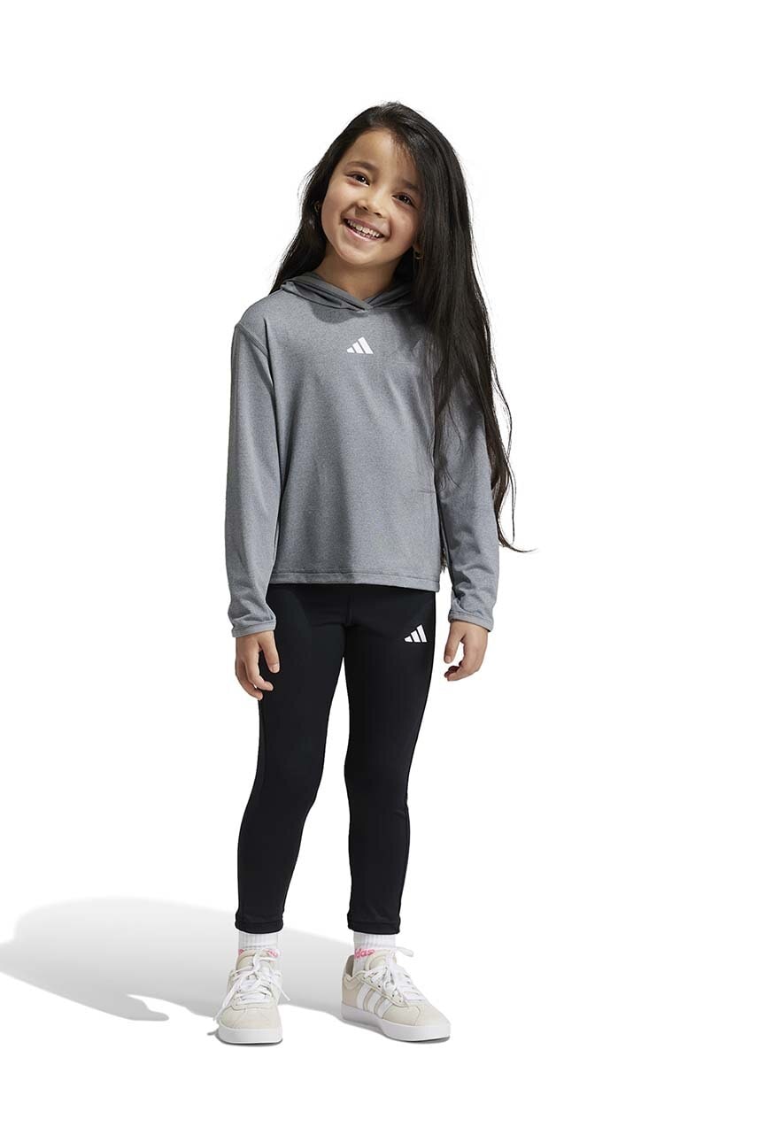 adidas compleu copii LG SPORT SET culoarea gri, IV9525