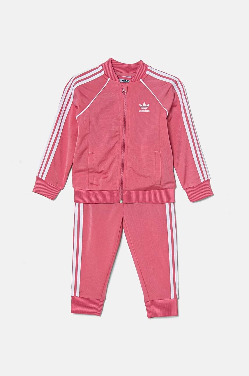 adidas Originals trening bebelusi SST TRACKSUIT culoarea roz, IX5172
