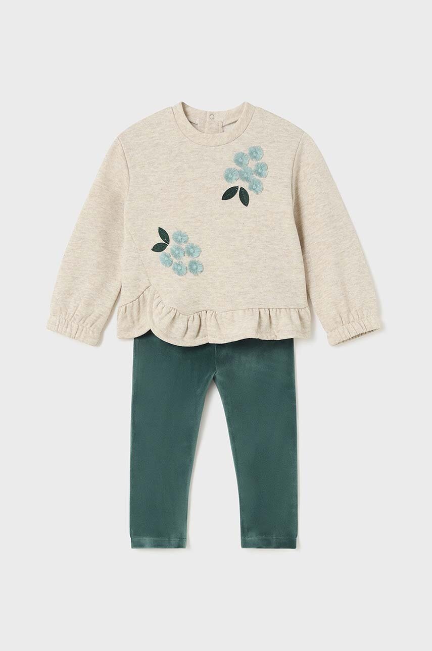 Mayoral compleu bebe culoarea verde, 2706