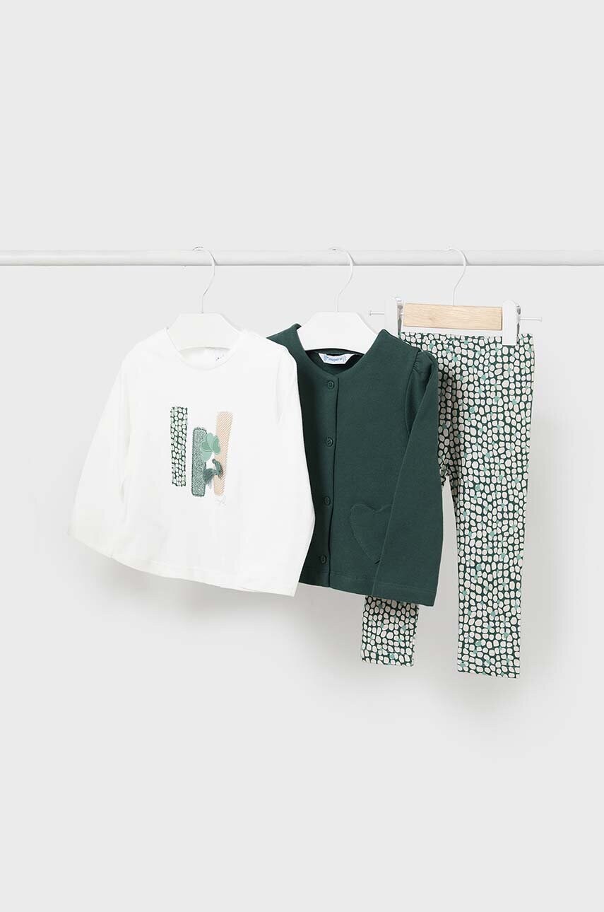 Mayoral compleu bebe culoarea verde, 2709