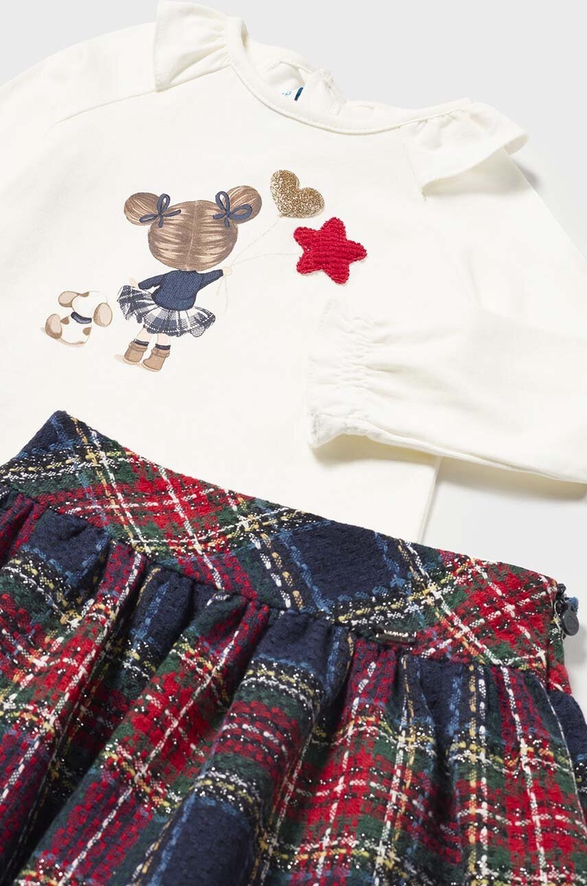 Комплект - блузка и юбка Mayoral цвет красный 2927 в Хмельницком Комплект - блузка и юбка Mayoral цвет красный 2927 в Хмельницком