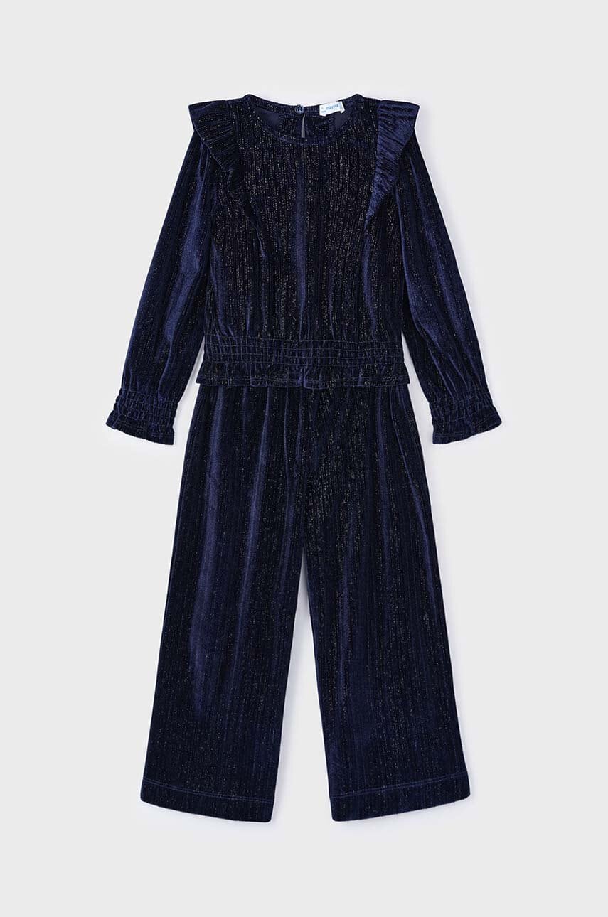 Mayoral set pentru copii - bluză și pantaloni culoarea albastru marin, 4550 Mayoral set pentru copii - bluză și pantaloni culoarea albastru marin, 4550