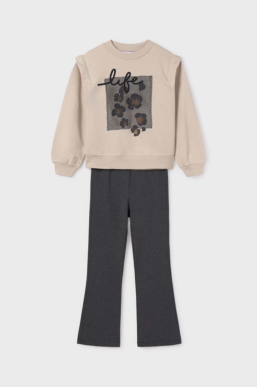 Дитячий комплект Mayoral колір бежевий 7755 Дитячий комплект Mayoral колір бежевий 7755