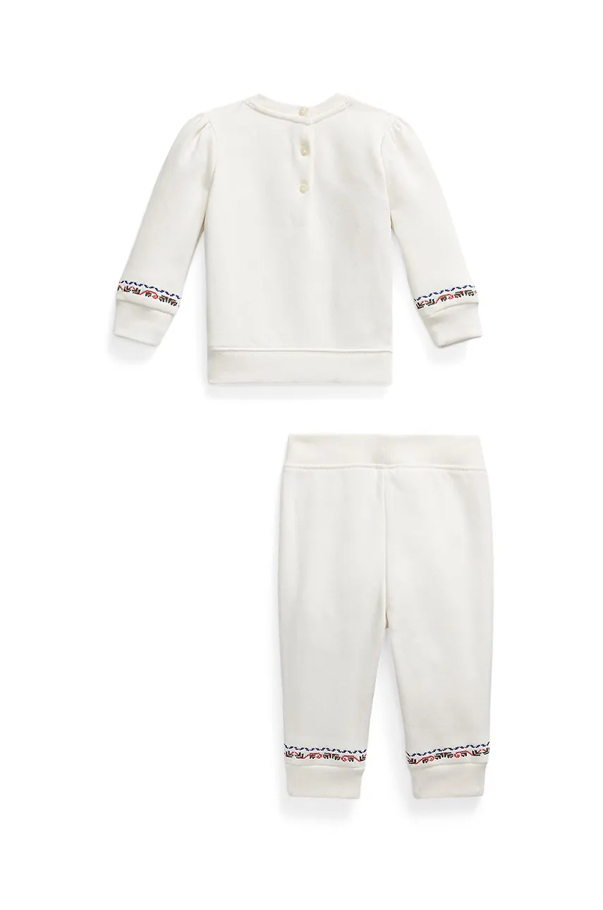 Cпортивний костюм для немовлят Polo Ralph Lauren колір білий 310953250001