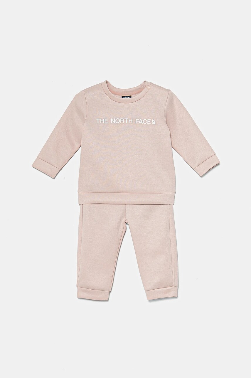 The North Face trening BABPOLSET culoarea roz, NF0A89GWLK61
