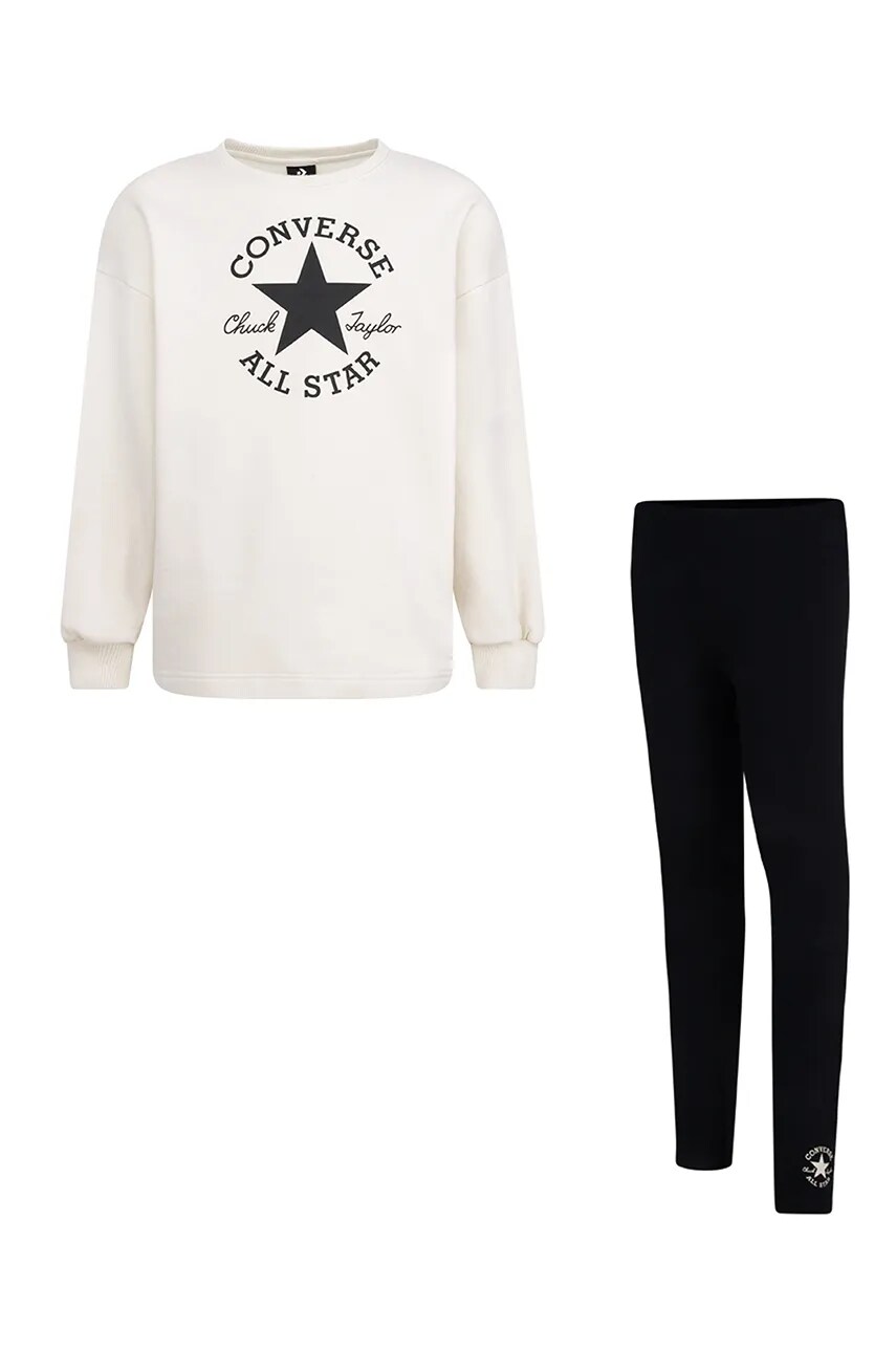 Converse compleu copii culoarea bej, 3CG229
