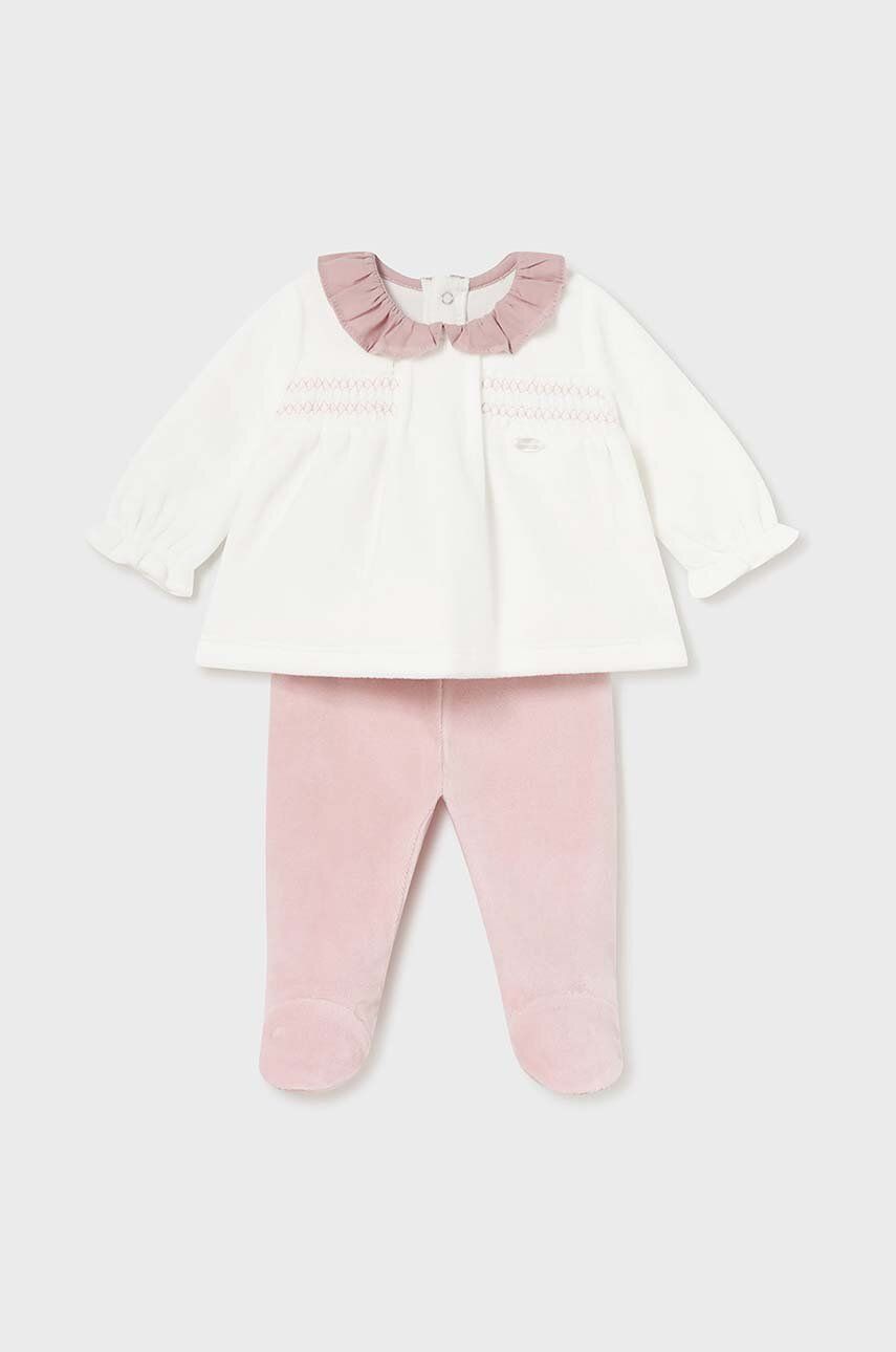 Mayoral Newborn compleu bebe culoarea roz, 2503