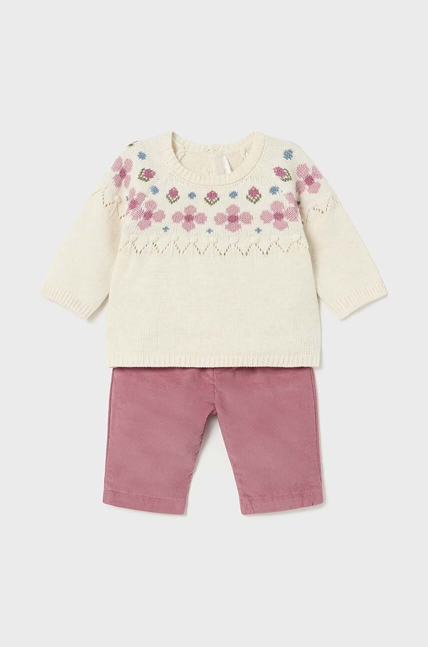 

Комплект за бебета Mayoral Newborn в розово 2519, Розов