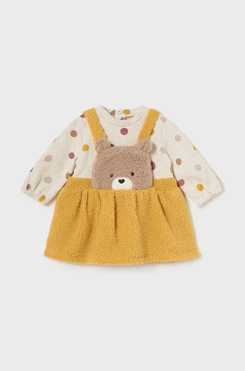 Комплект для немовлят Mayoral Newborn колір жовтий 2881