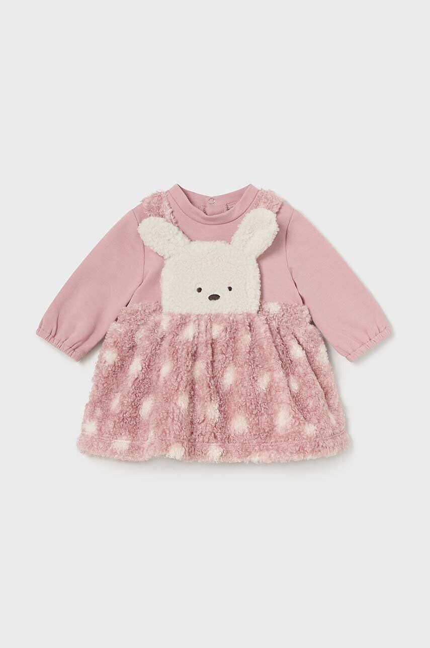 Mayoral Newborn compleu bebe culoarea roz, 2881 Mayoral Newborn compleu bebe culoarea roz, 2881