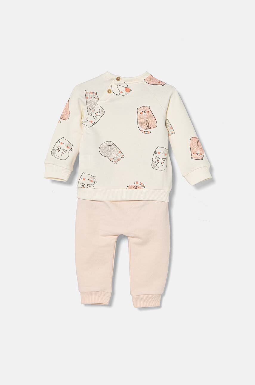 Спортивный костюм для младенцев United Colors of Benetton цвет розовый 35JLAK00T