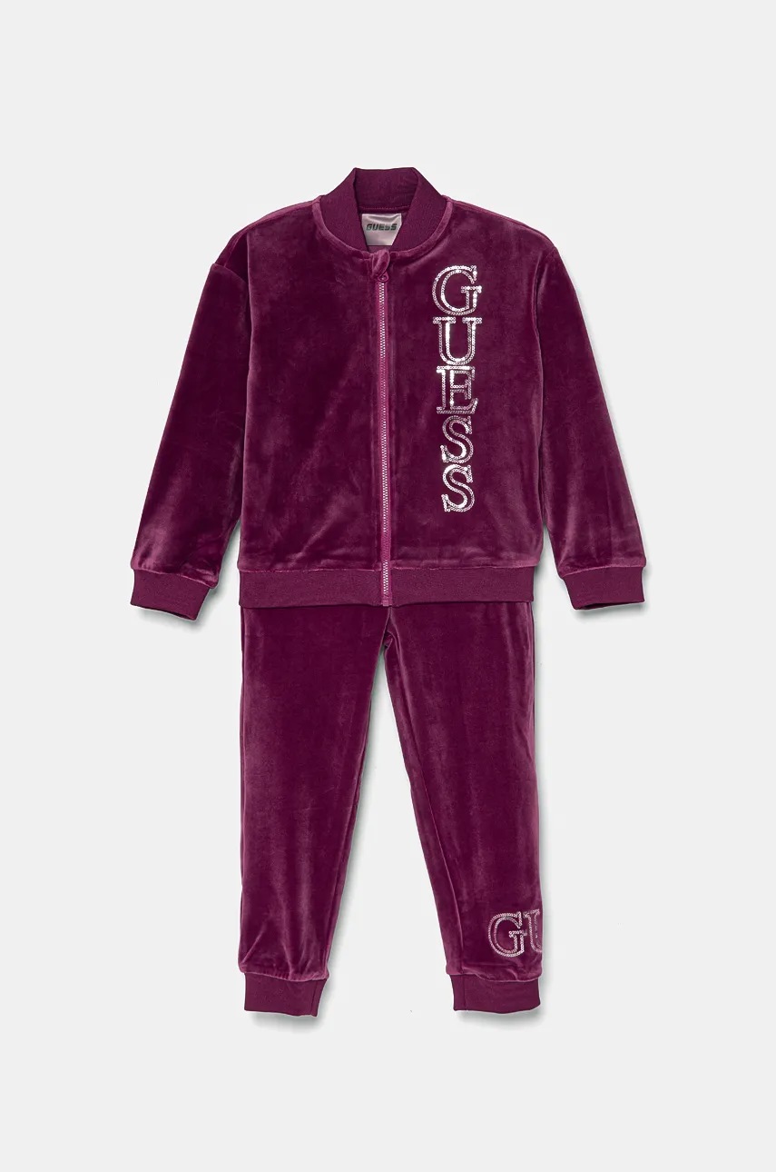 

Кадифен спортен екип Guess в лилаво K4BG06 KBXI2, Виолетов