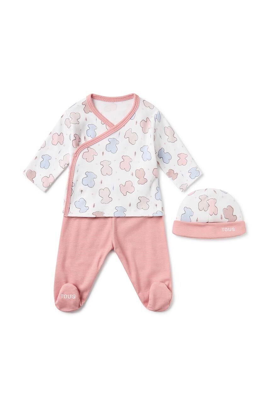 Tous compleu bebe Colors culoarea roz, Colors.2102