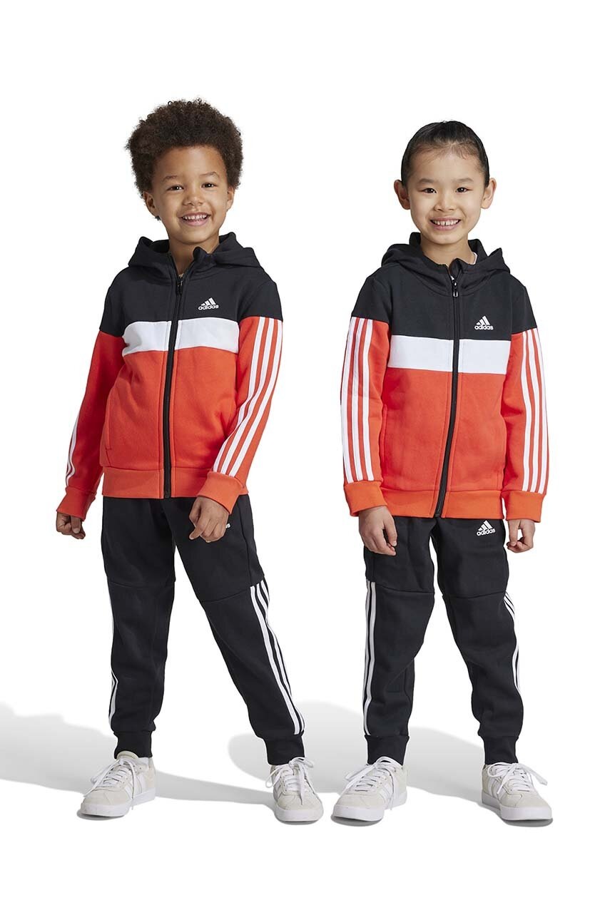 

Детски анцуг adidas LK 3S TIB FL TS в черно IV7437, Черен